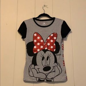 Disney Parks Minnie Mouse sparkle shirt